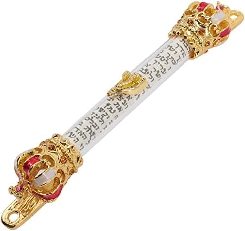 Metal Mezuzah Door Crown for Home Blessing Memorial