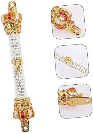 Metal Mezuzah Door Crown for Home Blessing Memorial
