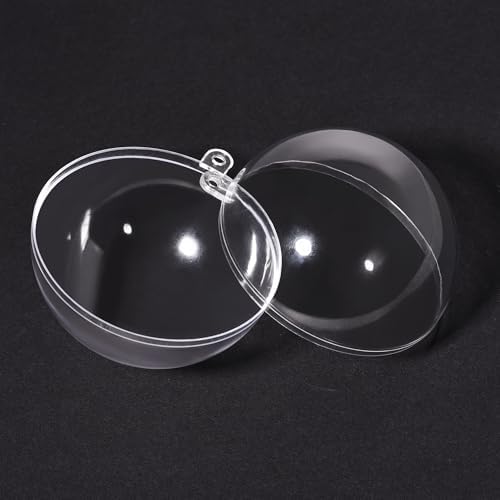 UXCELL 10PCS 2 38 Inch Clear Plastic Ornaments Ball