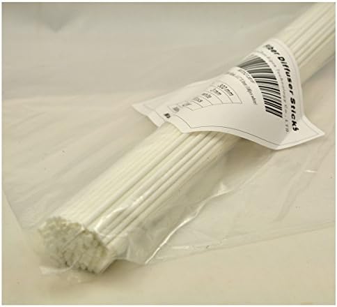 100 Pieces Fiber Reed Diffuser Sticks 10 x 3mm White