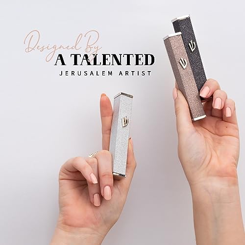 SURI Modern Mezuzah with Self-Stick Case