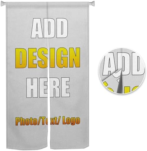 Custom Noren Door Curtain with Double Sided Design
