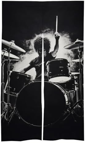 Drummer Door Cover Curtain 57x17 Inches