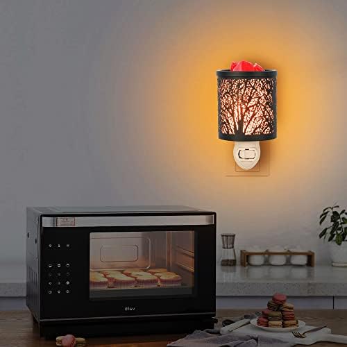 Inrorans Wall Plug-in Wax Warmer with Black Forest Tree Pattern