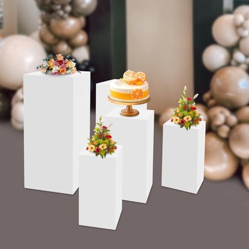 5pcs Metal Display Pedestal Stand for Party Wedding Dessert Tables