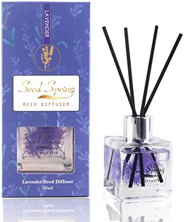 Seed Spring Reed Diffuser Set with Lavender Aromatherapy Oil