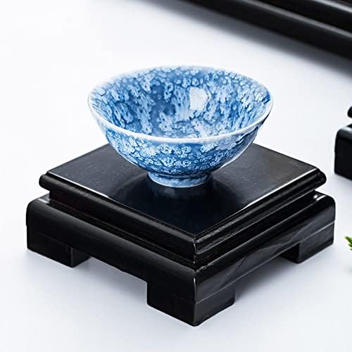 GOLDYWENDY Square Solid Wood Pedestal Stand