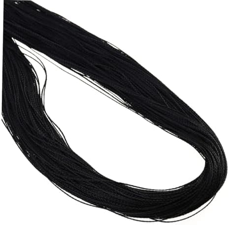 Black Tassel Rod Curtain for Doorway and Room Divider