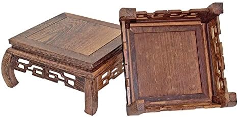 Oriental Furniture Rosewood Solid Wood Pedestal Display Stand