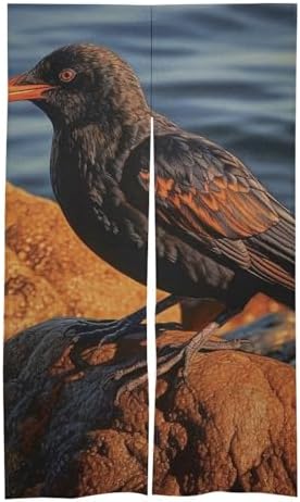 Japanese Noren Bird Door Curtain 34x57 Partition Tapestry