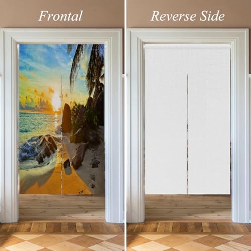 Leowefowa Japanese Noren Door Curtain 335x472 Inches