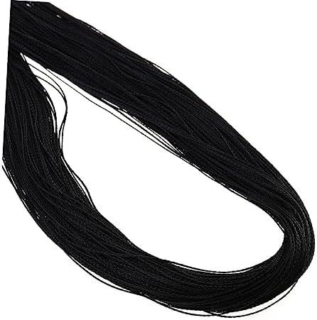 Black Thread Curtain Tassel Valance for Doorway Decor