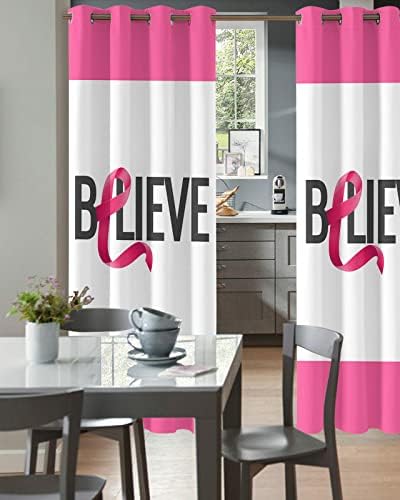 Believe Doorway Curtains - Blackout 84 Inches Long