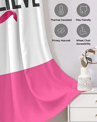Believe Doorway Curtains - Blackout 84 Inches Long
