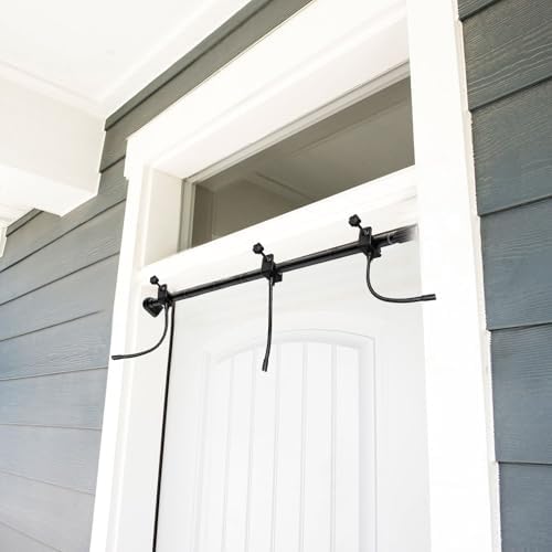 Adjustable Wreath Hanger for Front Door No Hardware Needed