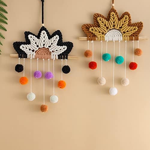 Rainbow Plush Dream Catcher Wall Decor