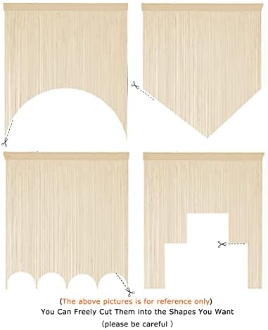 YaoYue Doorways String Curtain with Fringe Tassels