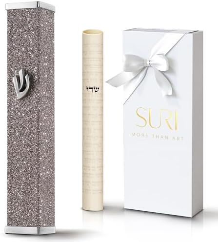 SURI Modern Mezuzah with Self-Stick Case