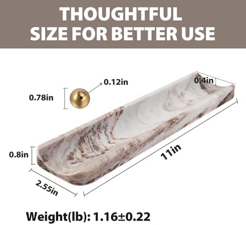 Koville Italian Marble Incense Holder for Sticks