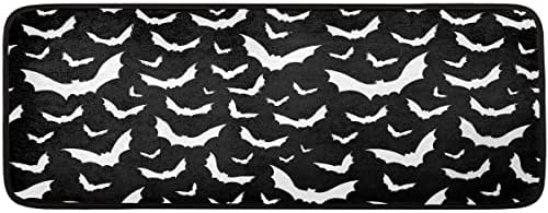 Halloween Bat Runner Rug 2x6 ft Non Slip
