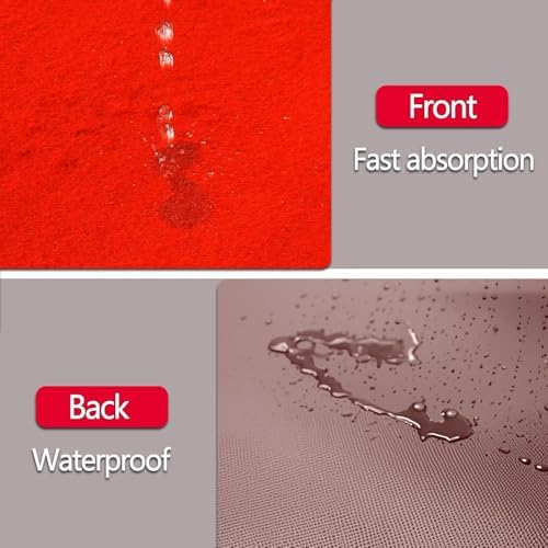 Extra Thick Red Carpet Runner 3x10ft Non-Slip Rubber Backed
