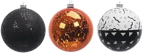 Ashland Halloween Plastic Ball Ornaments 3PC Set