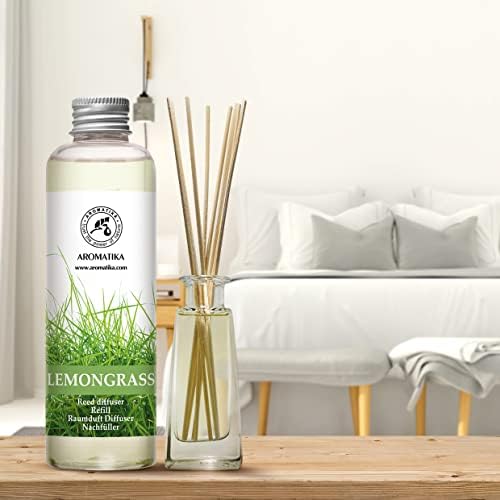 Lemongrass Reed Diffuser Refill - 68 Fl Oz Natural Essential Oil