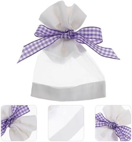 LUOZZY Lavender Sachet Bags with Bowknots 20pcs