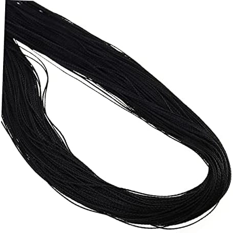 ABOOFAN Rod String Curtain with Tassels Black Doorway Decor