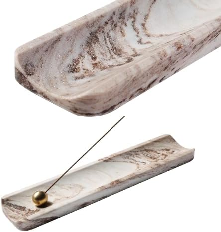 Koville Italian Marble Incense Holder for Sticks