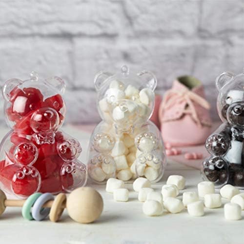 Hammont Tree Ornaments - 9 Pack Acrylic Bear Shaped Christmas Decor