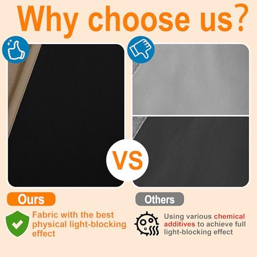 RYB HOME Blackout French Door Curtain Panel