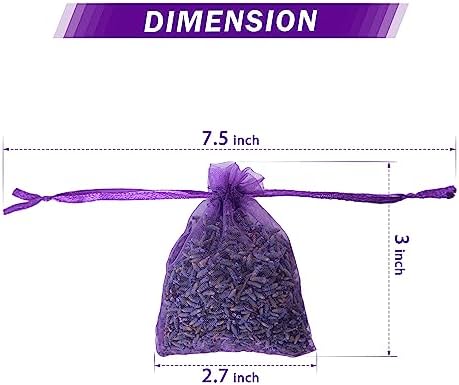 French Lavender Sachets Set of 36 Purple Home Fragrance