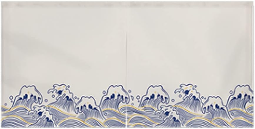 Japanese Style Half Open Doorway Noren Curtain