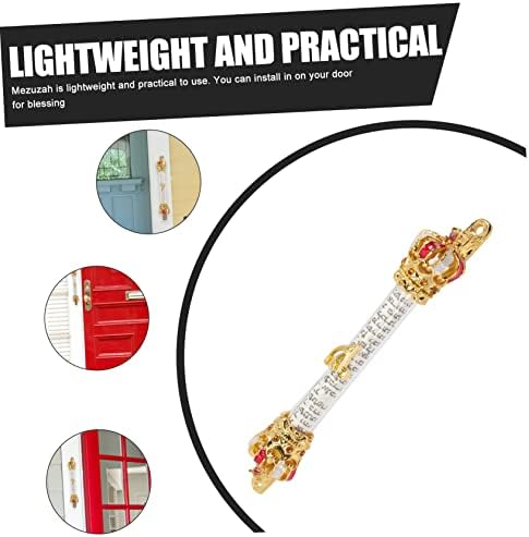MAGICLULU Delicate Metal Mezuzah for Home Decoration