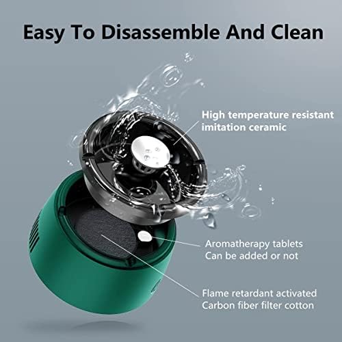MCOURASOY Smokeless Ashtray for Home Indoor Use