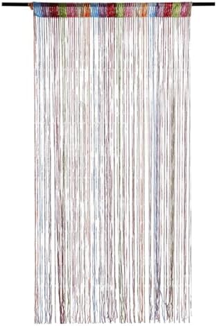Rainbow Door Curtain with Tassels - 3937x7874 Inch