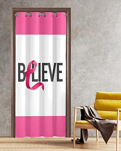 Believe Doorway Curtains - Blackout 84 Inches Long
