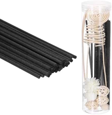 Uxcell 43Pcs Reed Diffuser Sticks Set Black