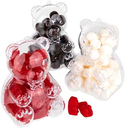 Hammont Tree Ornaments - 9 Pack Acrylic Bear Shaped Christmas Decor