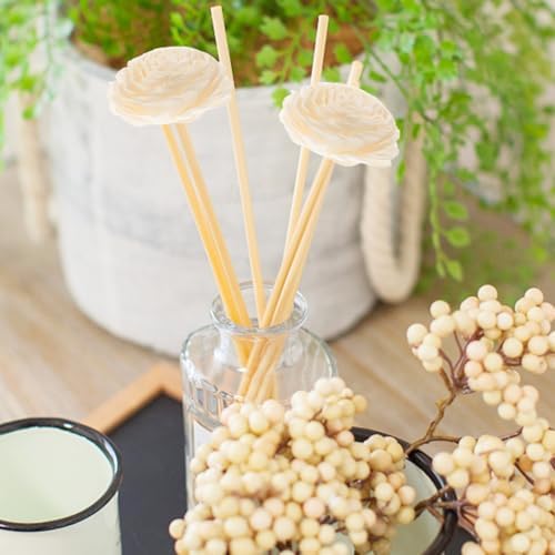 PRETYZOOM 3pcs Reed Diffuser Sticks for Home Office Decor
