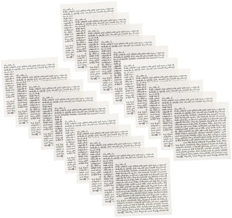 Zerodeko 100pcs Mezuzah Scroll for Door Decorations