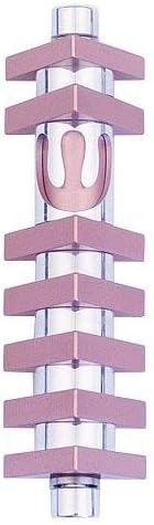 Agayof Small Shin Mezuzah with 3D Stripes Pink