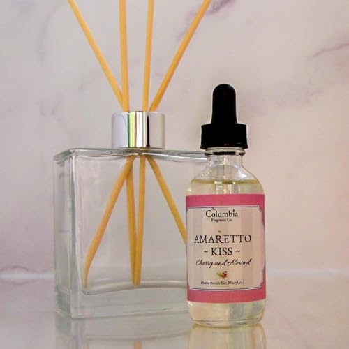 Amaretto Kiss Reed Diffuser Oil - 2 oz Sweet Almond Cherry Scent