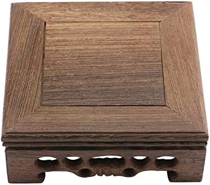 Traditional Craft Wooden Display Stand 4x4 Inch Pedestal