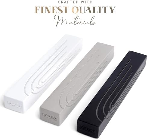 SURI Modern Concrete Mezuzah with Scroll and Gift Box