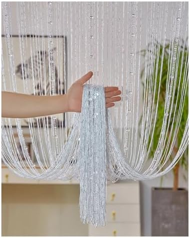 String Curtains with Tassels for Doorways and Decor