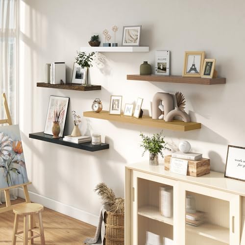 Dreamland 40 Inches Floating Shelves Set of 2 White