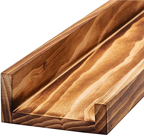 AZSKY Rustic Floating Shelves Set of 2 for Wall Display