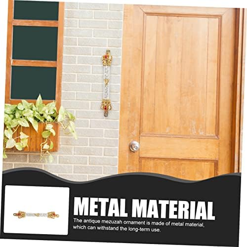 Metal Mezuzah Door Crown for Home Blessing Memorial